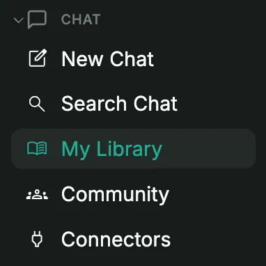 Library Button