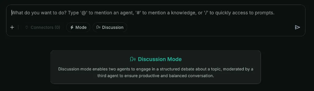 Discussion Mode